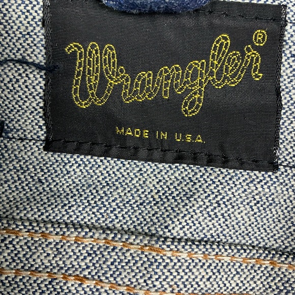 Vintage Wrangler 80s Winston rodeo dark wash denim jacket women’s Med USA made - Picture 2 of 8